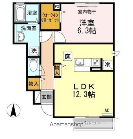 プルミエール砧２丁目 102号室 間取り