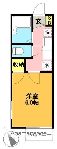 秀英ハイツ 101号室 間取り