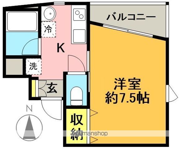 サンロイヤルイマイ 301号室 間取り