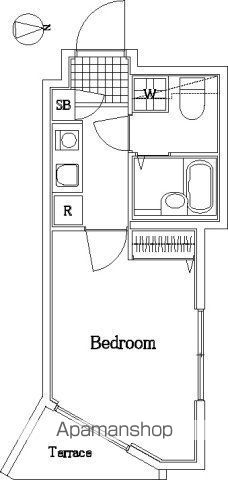 フェニックス芦花公園駅前弐番館 107号室 間取り