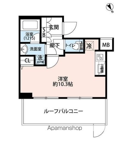 プレール・ドゥーク高井戸 404号室 間取り