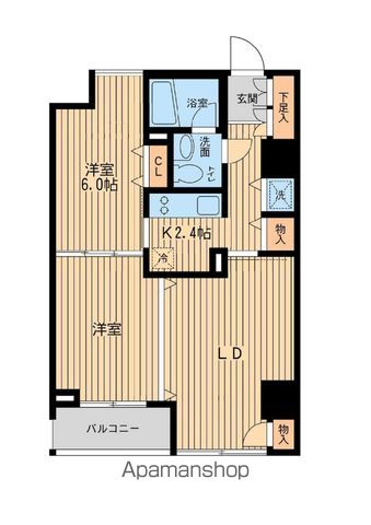 ウィルテラス千歳烏山 1003号室 間取り