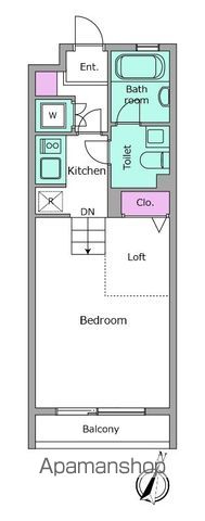 レジディア笹塚 104号室 間取り