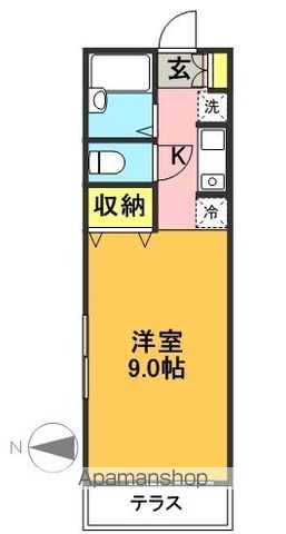 ラ・ヴェルデ松原 101号室 間取り