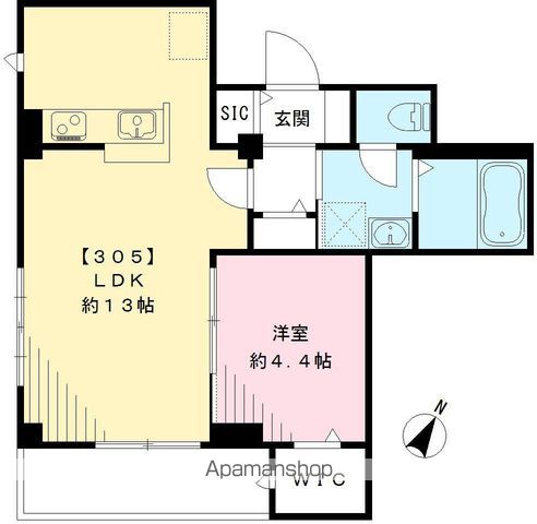 グレース 305号室 間取り