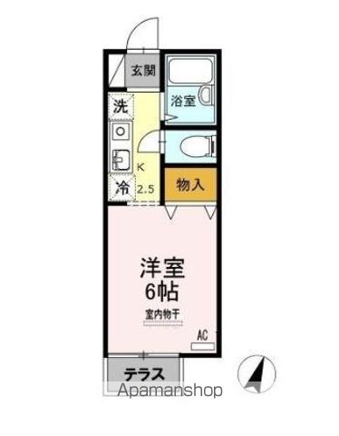 ドルフ北烏山　Ｄ 102号室 間取り