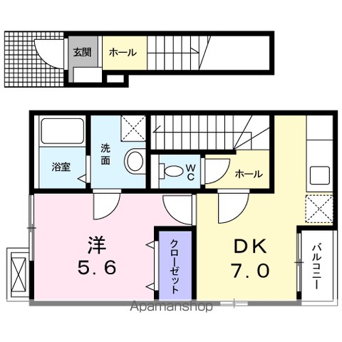 ファインヴィラ 203号室 間取り