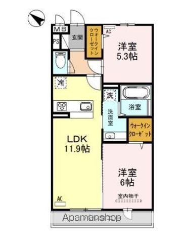 ＣＲＥＳＣＥＮＴＥ経堂（クレシェンテ）　壱番館 306号室 間取り