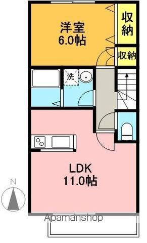 アネックス高井戸 204号室 間取り