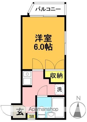 ツヴァイビル 404号室 間取り