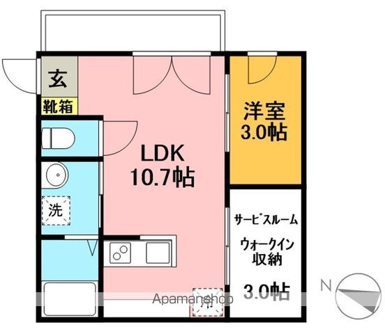 ラサハウス・アネックス 201号室 間取り