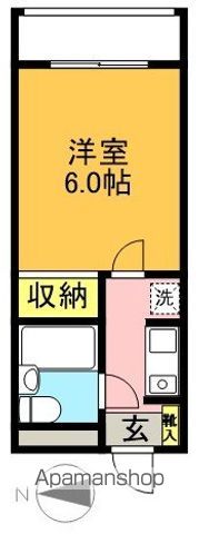 サントピア明大前 502号室 間取り