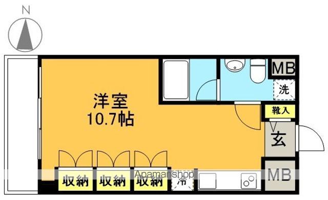 パークフラッツ永福町 307号室 間取り