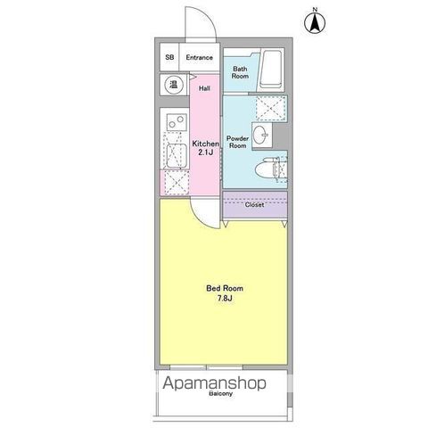 ベルク経堂壱番館 307号室 間取り