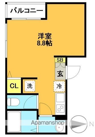 フローレンス羽根木 203号室 間取り