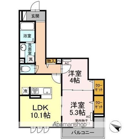 アヴァンス北烏山 310号室 間取り