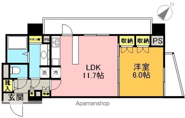 ＹＳレジデンス代田橋 407号室 間取り