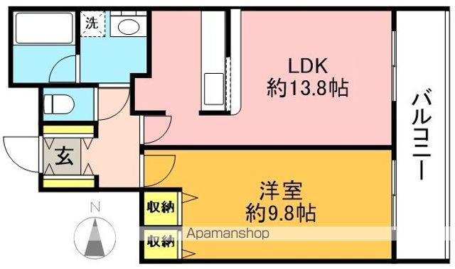 アヌシー永福 305号室 間取り