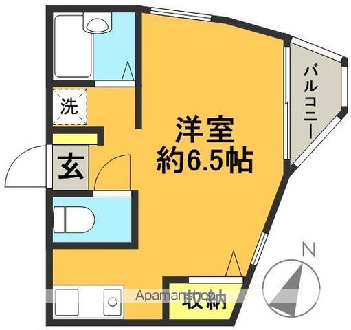 ヴェリテ東松原 402号室 間取り