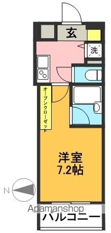 ＨＦ明大前レジデンス 603号室 間取り