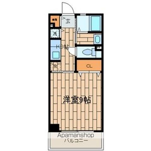 ベルヴィル芦花恒春 102号室 間取り