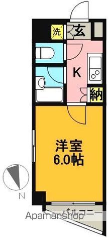 ルーブル浜田山 401号室 間取り