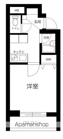 オーク・スクエア八幡山 206号室 間取り