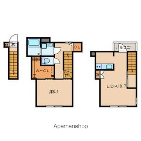 Ｂｌｉｓｓ千歳烏山 205号室 間取り
