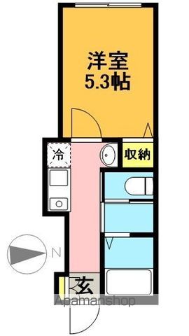 マーレ明大前 104号室 間取り