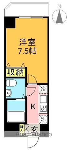 ＬＯＣ&rsquo;Ｓ　ＤＡＩＴＡＢＡＳＨＩ 302号室 間取り