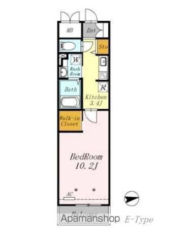 ＡＺＡＬＥＴＹ上北沢 409号室 間取り