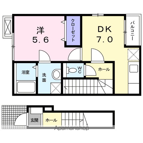 ファインヴィラ 201号室 間取り