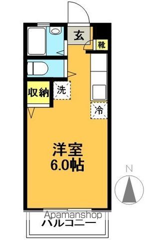 プレジオ代田 203号室 間取り