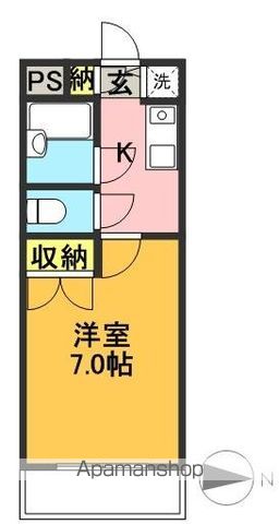 パレスウィスタリア 209号室 間取り
