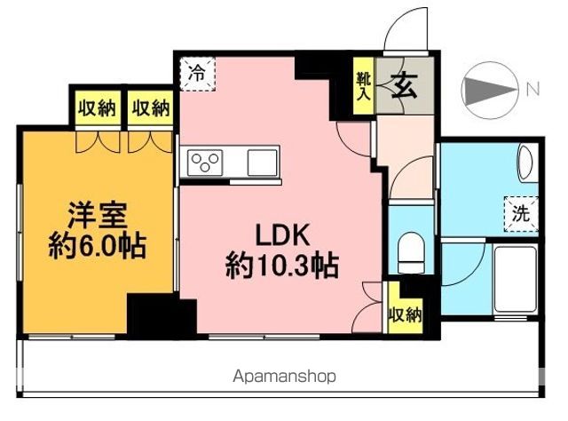 プレール・ドゥーク世田谷代田 901号室 間取り