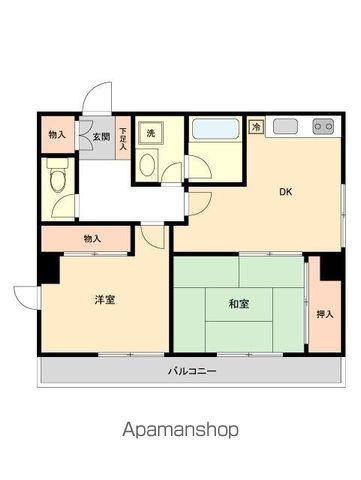 ミール千歳烏山 702号室 間取り