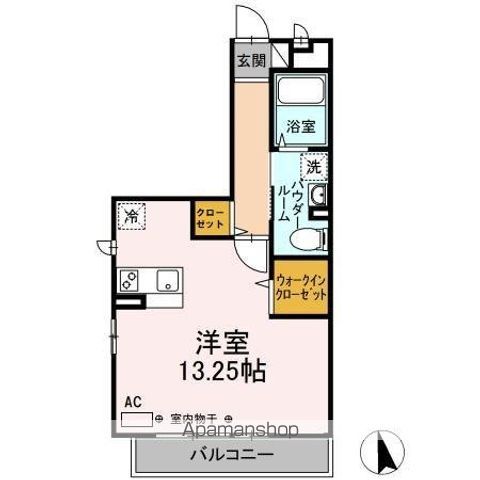 ロカ・パインハイツ 201号室 間取り