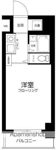 スカイコート下高井戸 413号室 間取り