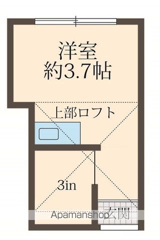 ラ・フィーユマルナンＢ 105号室 間取り