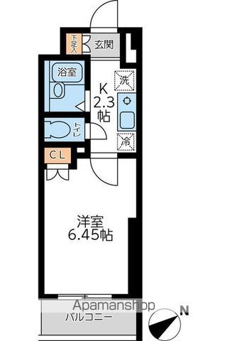 ラクラス杉並方南町 307号室 間取り