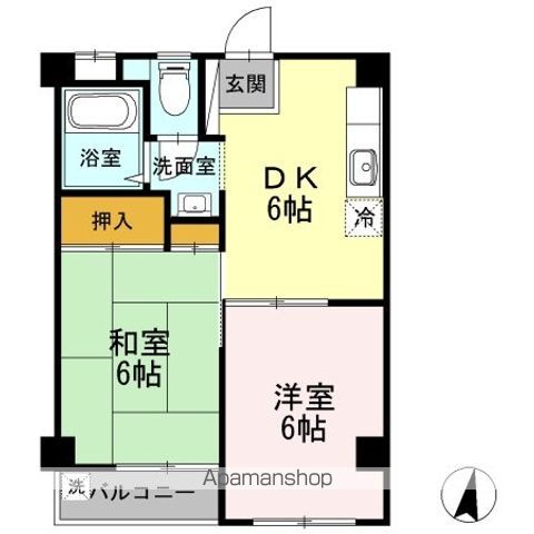 ウェザーベン 202号室 間取り