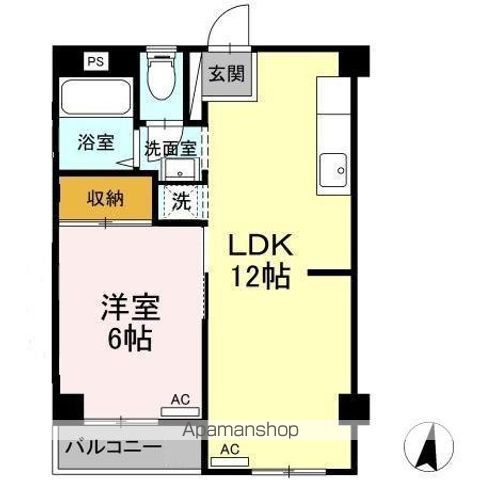 ウェザーベン 202号室 間取り