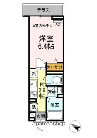 セレスティア北烏山 106号室 間取り