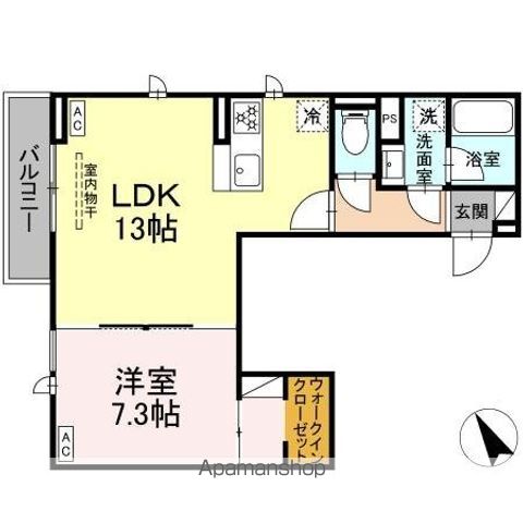 セレスティア桜上水 303号室 間取り