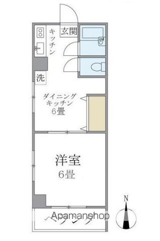 ハウスチェリー千歳台 110号室 間取り