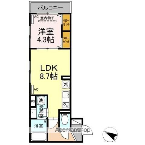 ＡＣＴ下高井戸 301号室 間取り