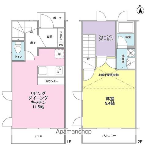 アヴェニール上北沢 C003号室 間取り