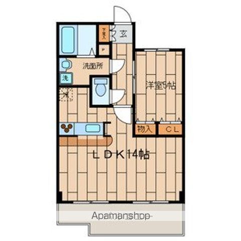 ヴェルコート芦花公園 101号室 間取り