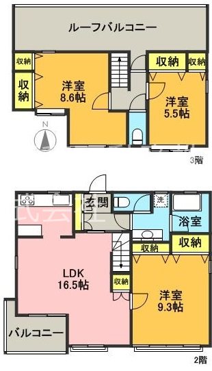 ハウス羽根木  間取り図