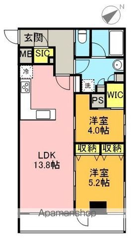 ＳＴＡＮＤＺ高井戸 203号室 間取り